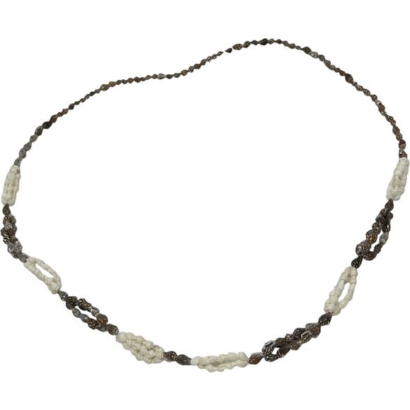 Vintage Seashell Multi-Strand Necklace - Picture 4 of 9